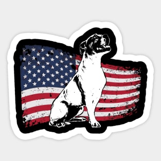 American Bulldog funny gift Shirt Sticker